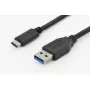 USB-kaabel Digitus DK-300136-010-S USB 2.0 1 m USB C USB A Must