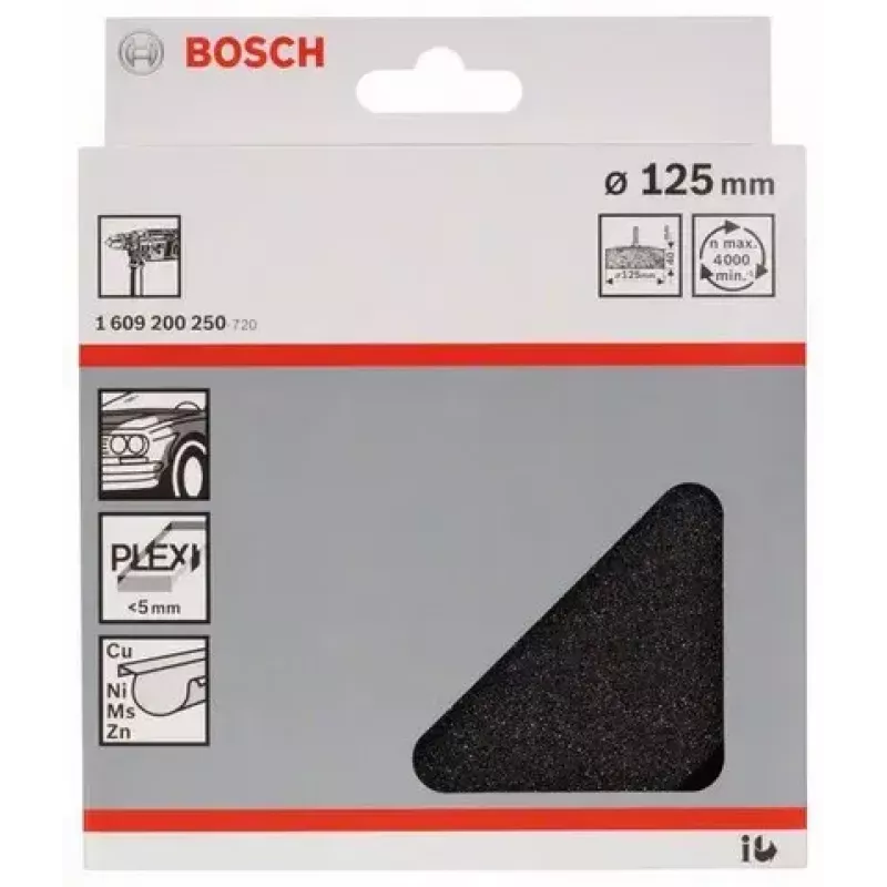 Bosch 1 609 200 250 pöörleva tööriista poleerimistarvik Poleerimisketas
