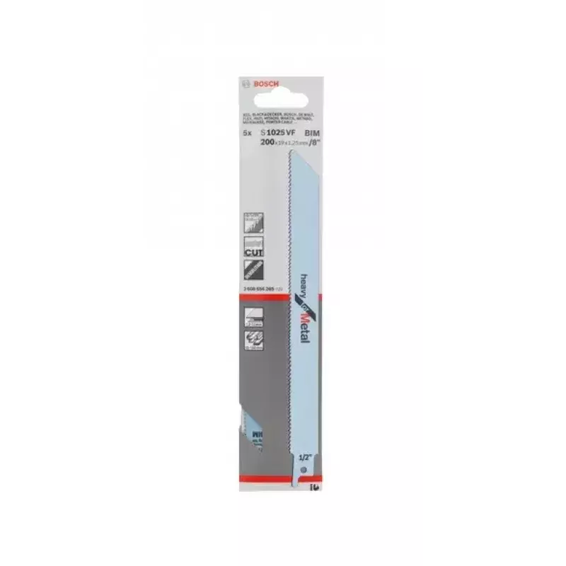 Bosch 2 608 656 265 pusle/ketassaag/tikksaag tera Sabre saeleht Bimetal 5 tk