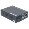 Intellinet Fast Ethernet WDM kahesuunaline ühemoodiline meediamuundur, 10/100Base-Tx 100Base-Fx-le (SC) ühemoodiline, 20 km (12,4 miili), WDM (Rx1310/Tx1550)