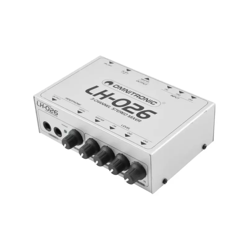 Audio Mixer Omnitronic 10355026 3 kanalit 20 - 20000 Hz Valge
