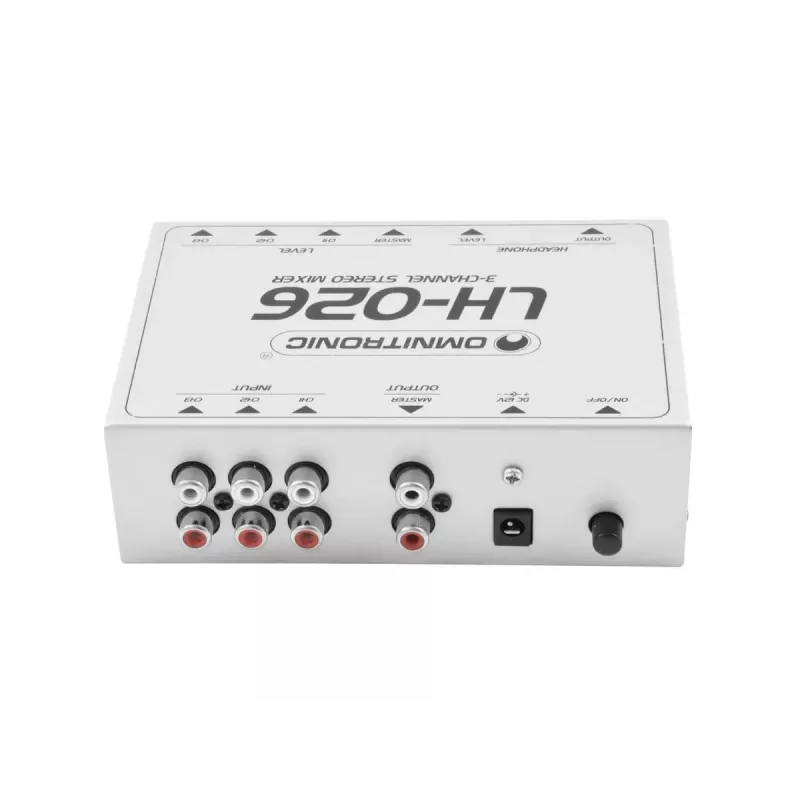 Audio Mixer Omnitronic 10355026 3 kanalit 20 - 20000 Hz Valge