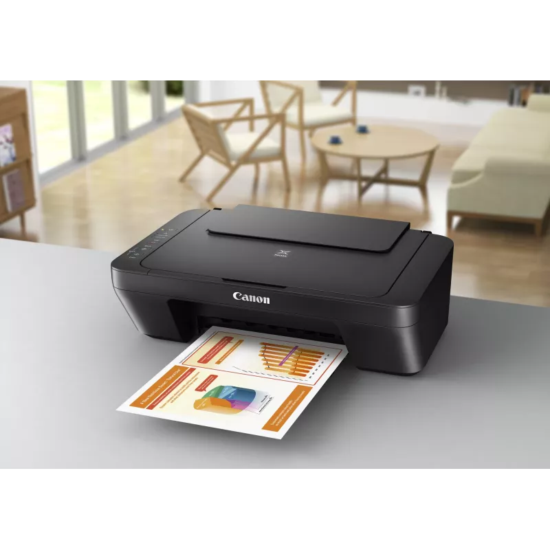 Multifunktsionaalne tindiprinter Canon PIXMA MG2555S — A4, 4800 x 600 dpi, 600 x 1200 dpi skanner, USB, must