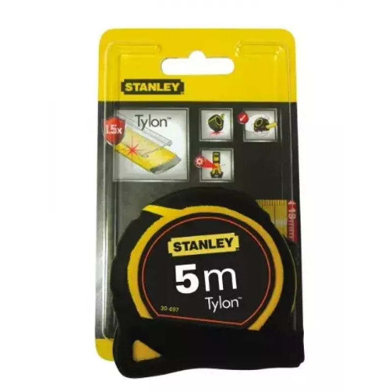 Mõõdulint Stanley 0-30-697 5m must kollane