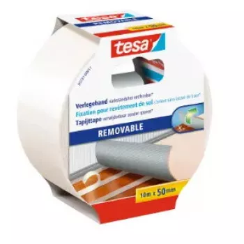Kleebipael Tesa 55731-00011-11 valge, polüpropüleen (PP), 10 m x 50 mm, märgistamiseks, siseruumides kasutamiseks