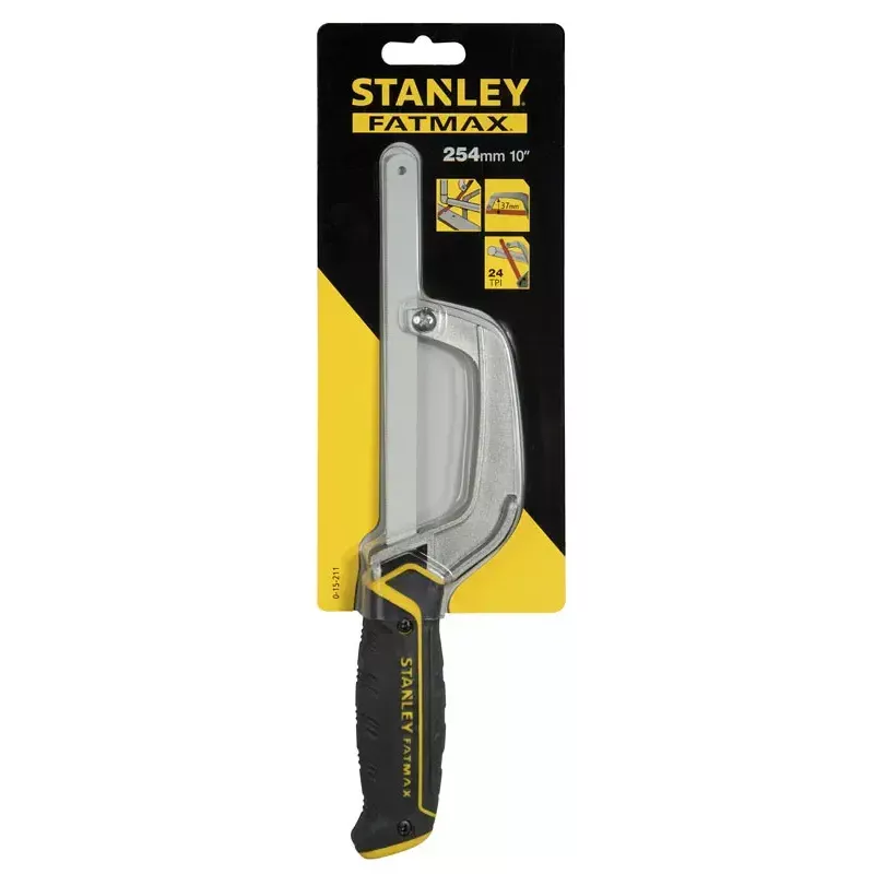 Rauasaag Stanley 0-15-211 25 cm Must Kollane Plastkäepide