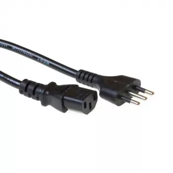 Toitejuhe ACT Powercord Itaalia pistik - C13 must 2.5 m