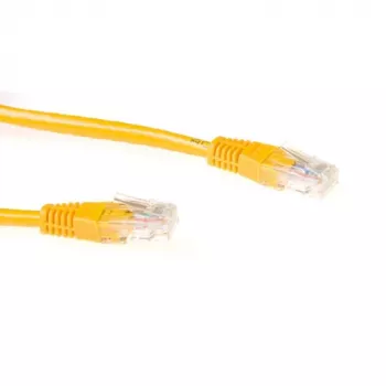 ACT kollane 2-meetrine U/UTP CAT6A patch-kaabel RJ45-pistikutega