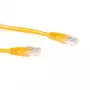 ACT kollane 2-meetrine U/UTP CAT6A patch-kaabel RJ45-pistikutega