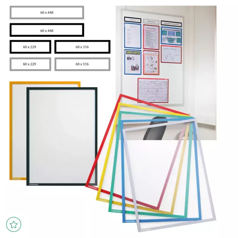 Magnetic Frame A4 Red Franken ITH4M/10 01