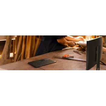 KeySonic KSK-5230 IN (UK) must klaviatuur Industrial USB QWERTY UK English