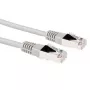 ACT hall 0,5-meetrine LSZH F/UTP CAT5E patch-kaabel RJ45-pistikutega