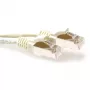 ACT Ivory 1,5 meetri pikkune LSZH SFTP CAT6A patch-kaabel konksuvaba RJ45-pistikuga