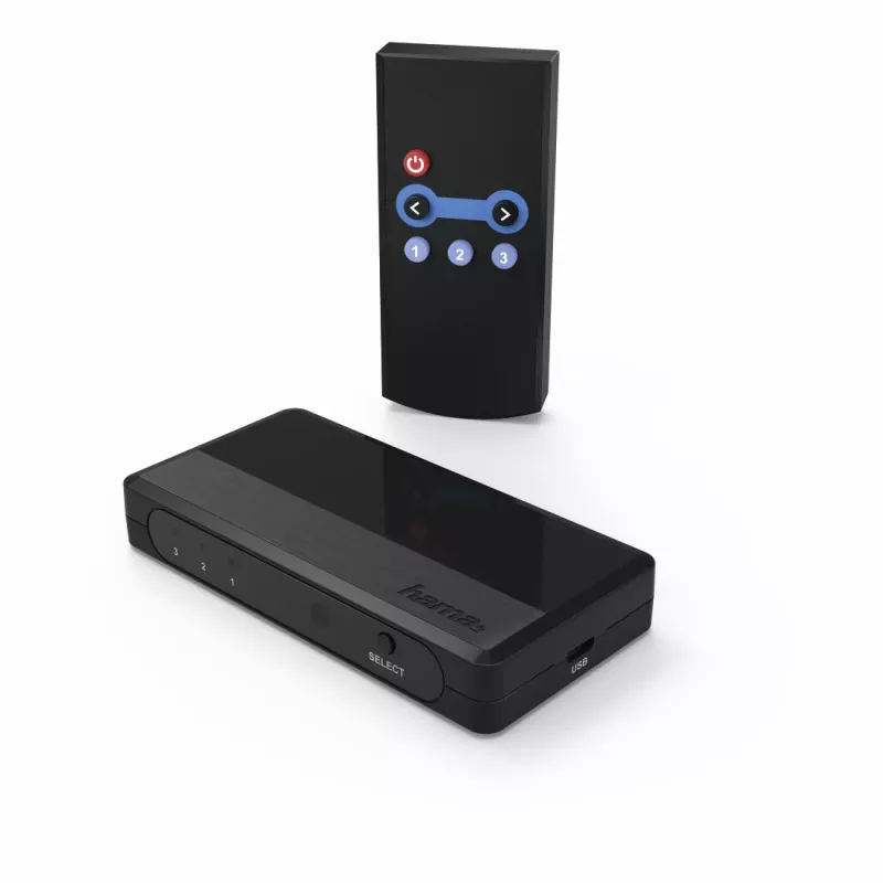 Hama 00121760 Video Switch HDMI Must 1080p DTS-HD Dolby Digital