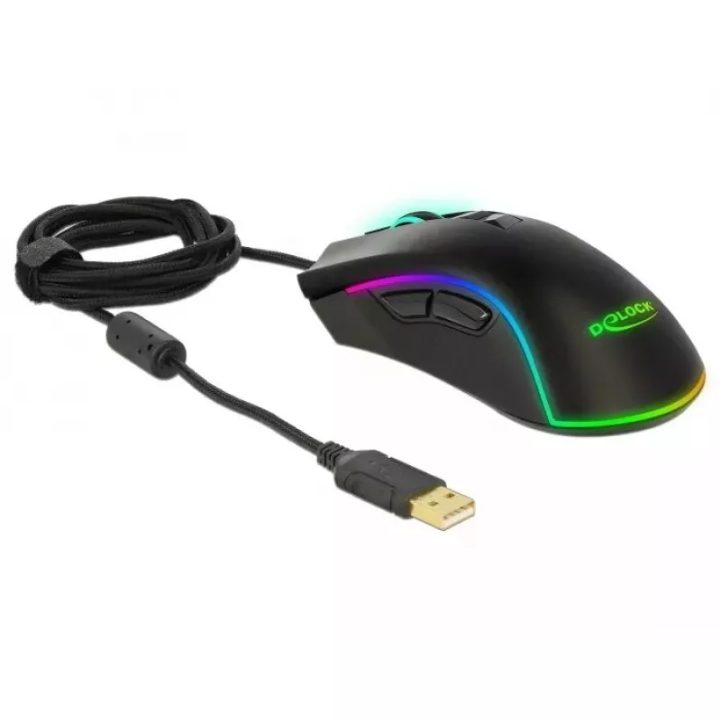 Gaming hiir DeLOCK 12670 USB Type-A Optical 10000 DPI