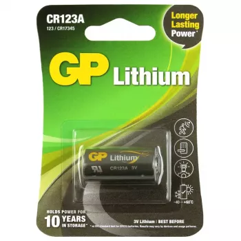 Ühekordne aku GP Batteries 070CR123AEC1