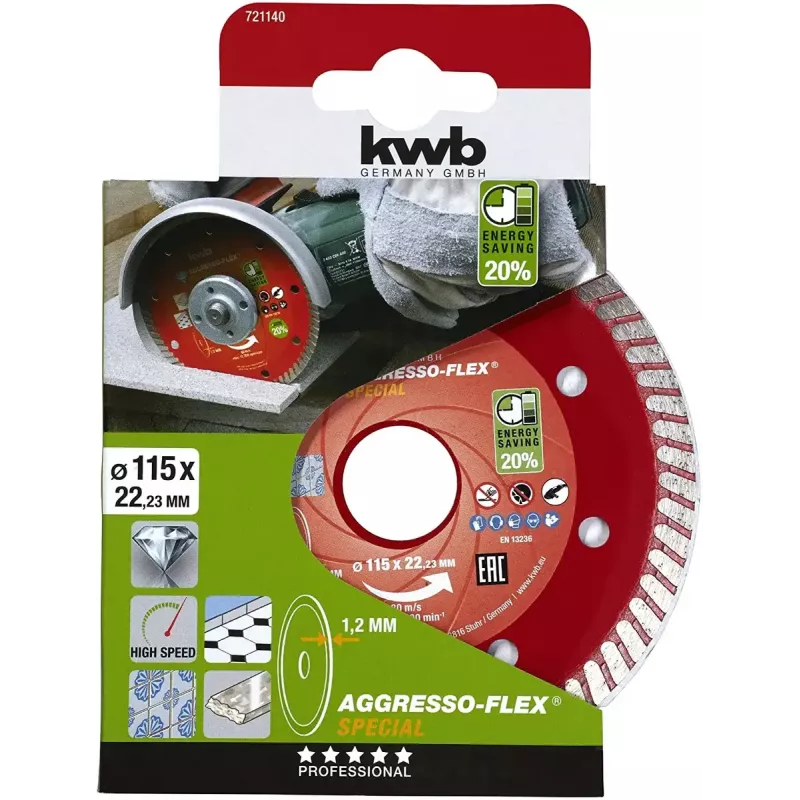 Lõikeketas nurklihvijale EINHELL 721140 — kivi, Ø115 mm