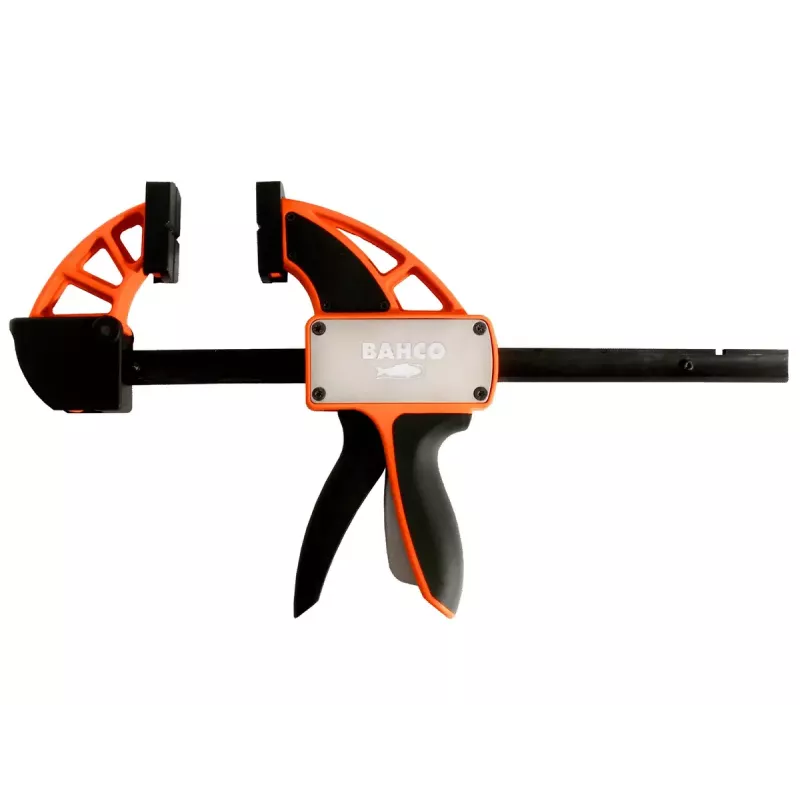 Ratchet clamp Bahco QCB-300 30 cm Must Oranž
