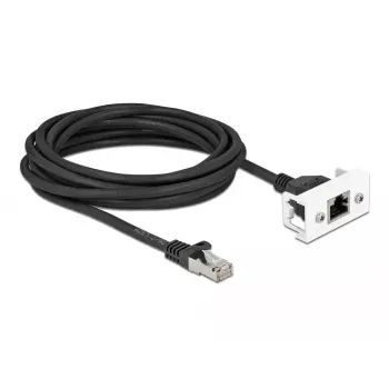 DeLOCK võrgupikenduskaabel 5m Cat.6A S/FTP RJ45 must