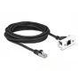 DeLOCK võrgupikenduskaabel 5m Cat.6A S/FTP RJ45 must