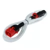 ACT toitejuhe C13 IEC Lock+ - C14 IEC Lock kahepoolne lukustus valge 0,5 m, PC3606