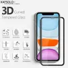 Karastatud klaasist ekraanikaitse Kapsolo iPhone 13 / iPhone 14 Max — kumer 9H, sobib kuni 15,5 cm (6,1 tolli)