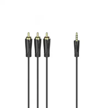 Hama 00205154 helikaabel 1.5 m 3.5mm 3 x RCA Must