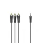 Hama 00205154 helikaabel 1.5 m 3.5mm 3 x RCA Must