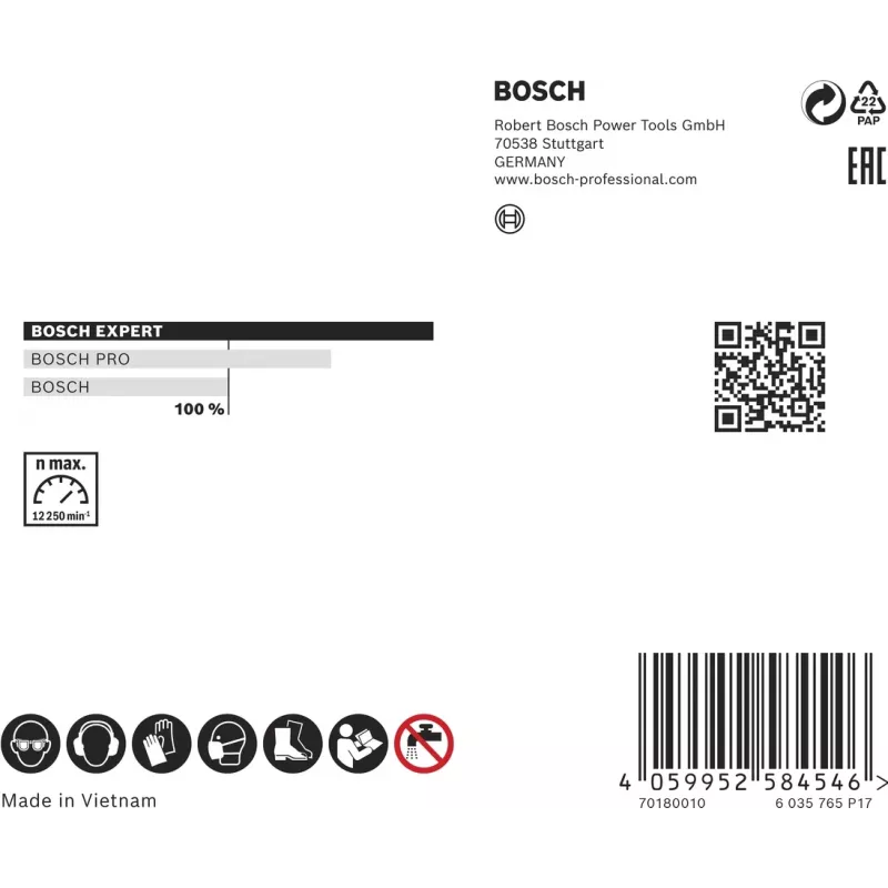 Bosch 2 608 901 391 pöördtööriista lihvimis-/lihvimistarvik Lõikeketas