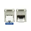 ACT Keystone Jack RJ45 CAT6A varjestatud tööriistavaba, tolmukaitsega