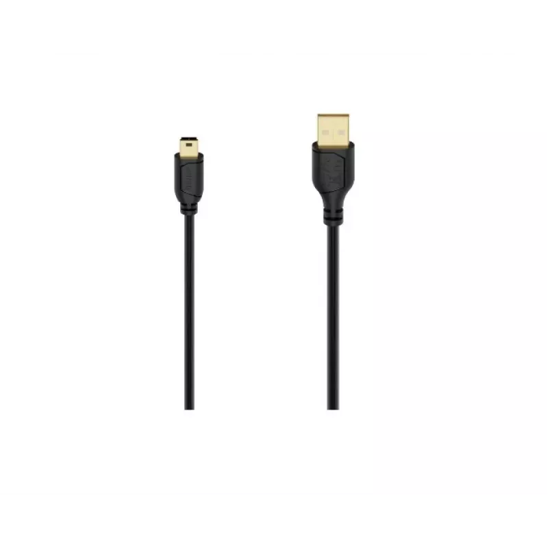 Hama 00074262 USB-kaabel USB 2.0 0,75 m USB A Mini-USB B Must