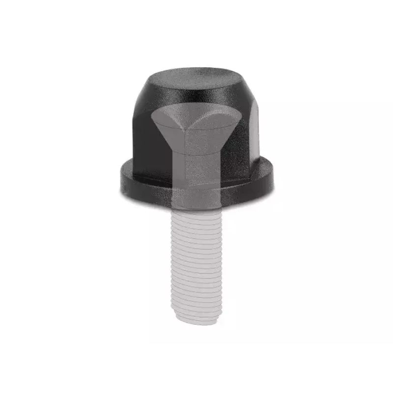 DeLOCK M12 keermekaitsekork must 2 tk nailon
