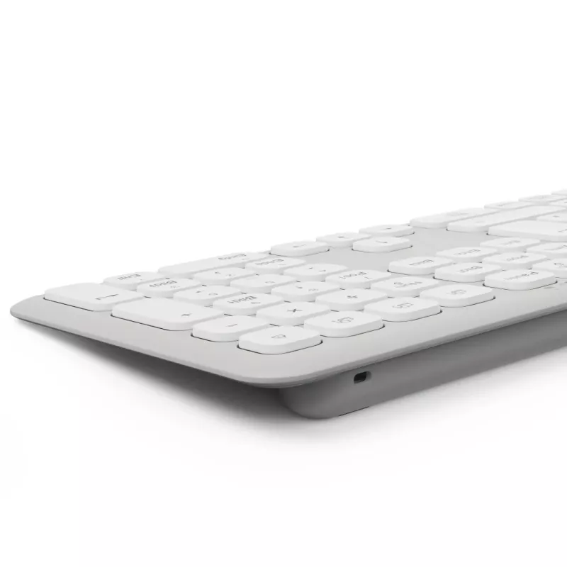 Hama WKM-550 klaviatuur, kaasas hiir, kodu/kontori, RF-juhtmevaba + Bluetooth, QWERTZ, saksa, hall, valge