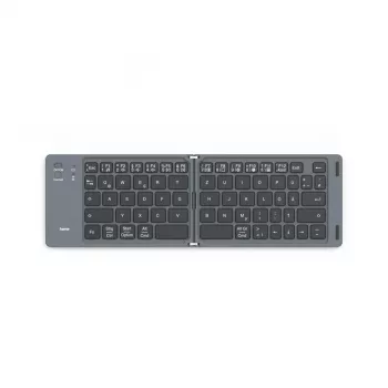 Hama Travel 450 QWERTZ saksa Bluetooth must, tumehall
