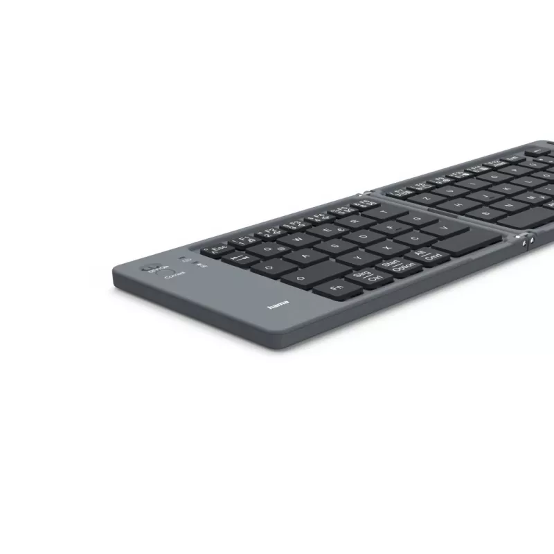 Hama Travel 450 QWERTZ saksa Bluetooth must, tumehall