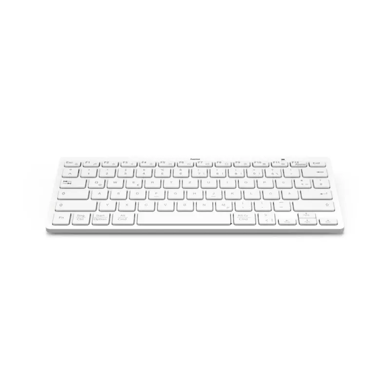 Hama Travel 400 QWERTZ saksa Bluetooth hall, valge