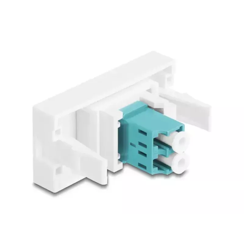 Fiiberoptiline adapter DeLOCK 90845 LC Multi-mode 1 tk Akvamariinvärvi valge