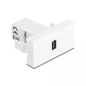 DeLOCK 90842 Mini DisplayPort pistikupesa valge isane-isanele