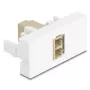 Fiiberoptiline adapter DeLOCK 90840 LC Multi-mode 1 tk Beež Valge