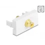 DeLOCK Keystone moodul 90859 RCA-pistik Valge Kollane
