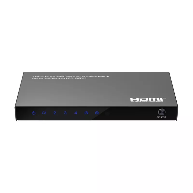 HDMI lüliti MicroConnect MC-USBCHDMISWITCH0401-8K 8K eraldusvõime