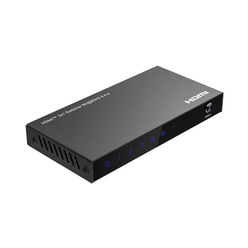HDMI-lüliti MicroConnect MC-HDMISWITCH0301-8K 8K 60Hz 4:4:4