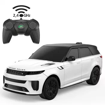 Raadio teel juhitav auto Jamara Range Rover Sport SV — valge, kaal 0,2 kg, soovitatav vanus 6+