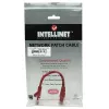 Intellinetti võrguparanduskaabel, Cat5e, 0,5 m, punane, CCA, U/UTP, PVC, RJ45, kullatud kontaktid, takerdumisvastane, kaitsekestaga, eluaegne garantii