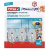 Käterätikonks TESA 57543-00012 siseruumidesse, kroom, 3 tk