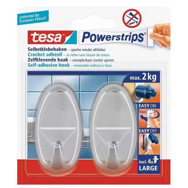 Rätikukonks TESA 58050-00012 Indoor Kroom 2 tk