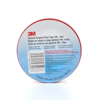 3M 764R5033 kleeplint Sobib siseruumides kasutamiseks 33 m Polüvinüülkloriid (PVC) Punane