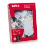 Sildid APLI 00390 500 tk valge ristkülik 2,2x3,5 cm