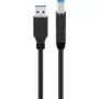 USB-kaabel Goobay 95719 USB 3.2 Gen 1 1m USB A USB B Must