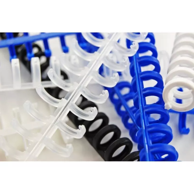 GBC ClickBind Spine A4 34R 8mm, valge, 45 lehte, plastik, A4, 8 mm, 300 g